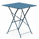 Mesa de jardín bistró cuadrada 60 x 60 cm plegable