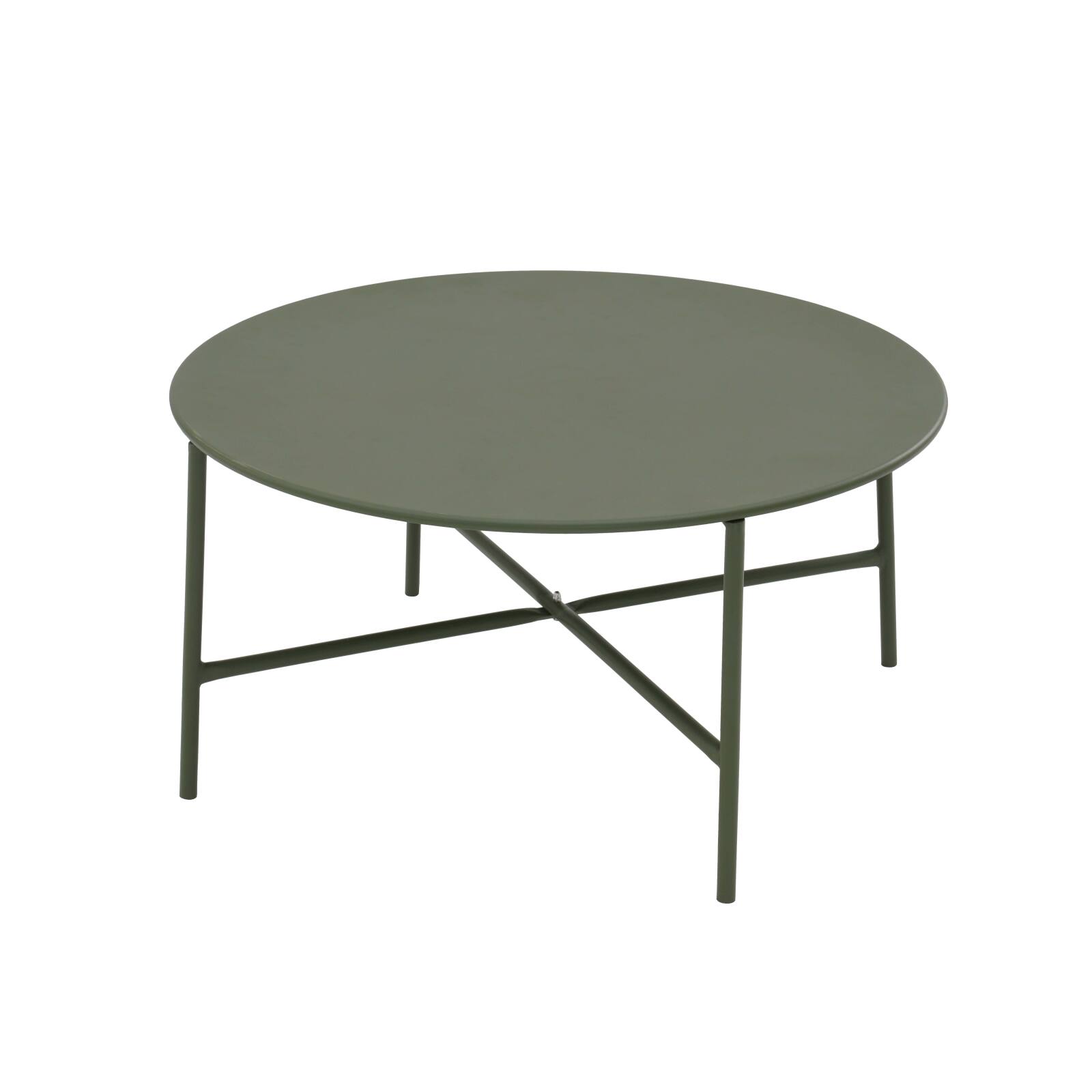 Mueble de jardín metálico de 4 plazas con 1 sofá, 2 sillones y mesa de centro.