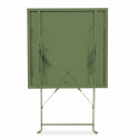 Mesa de jardín bistró cuadrada 60 x 60 cm plegable