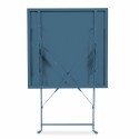 Mesa de jardín bistró cuadrada 60 x 60 cm plegable