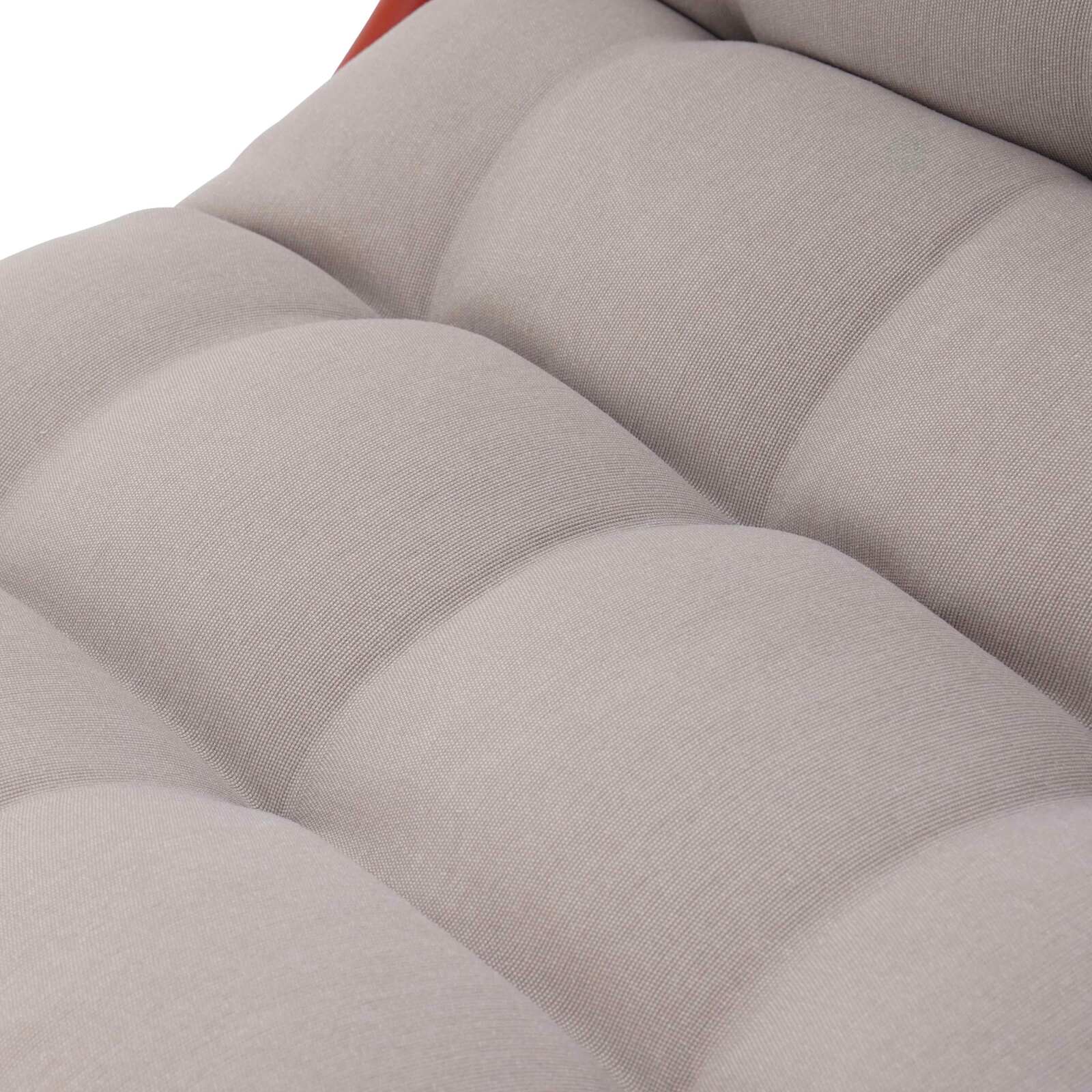 Mueble de jardín metálico de 4 plazas con 1 sofá, 2 sillones y mesa de centro.