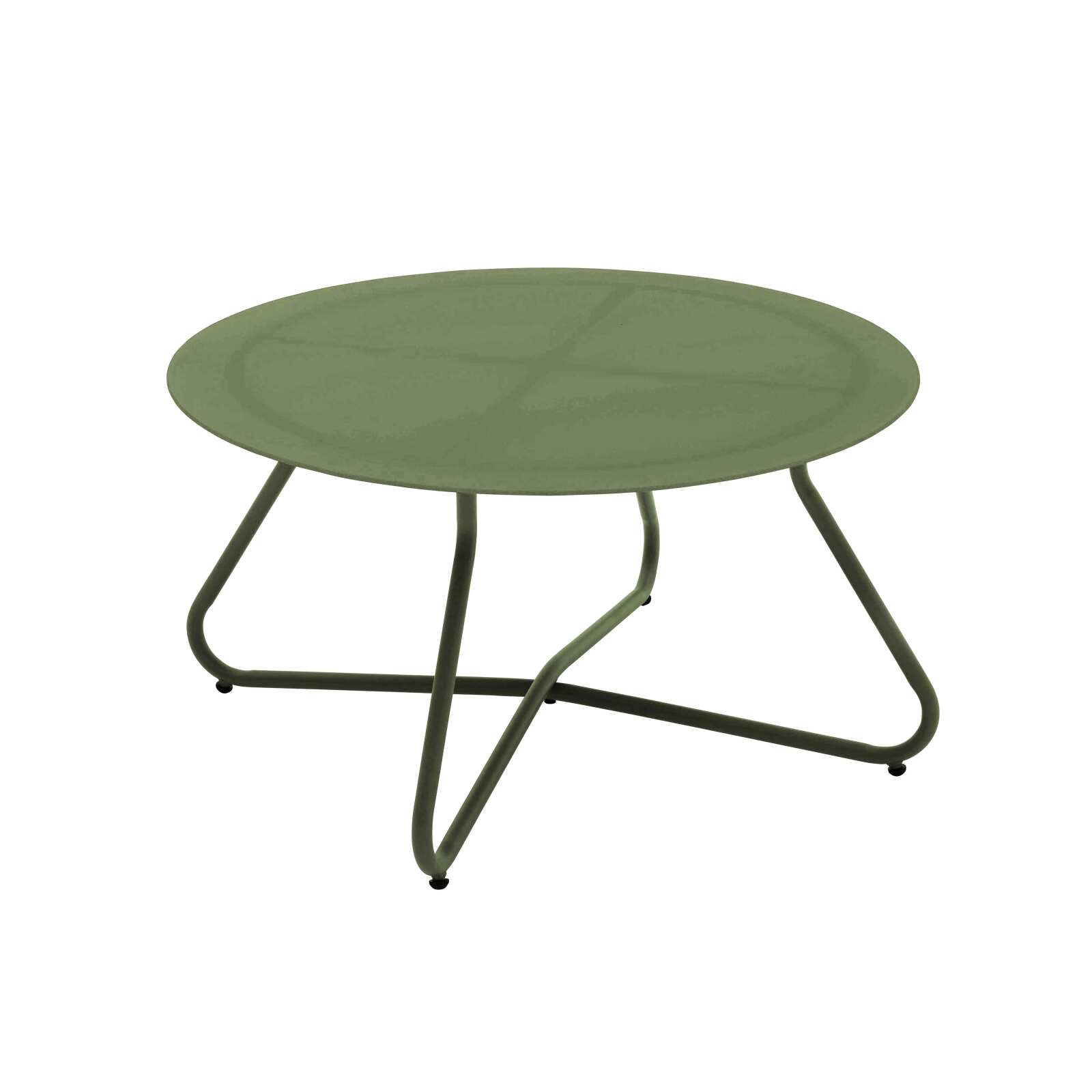 Mueble de jardín metálico de 4 plazas con 1 sofá, 2 sillones y mesa de centro.