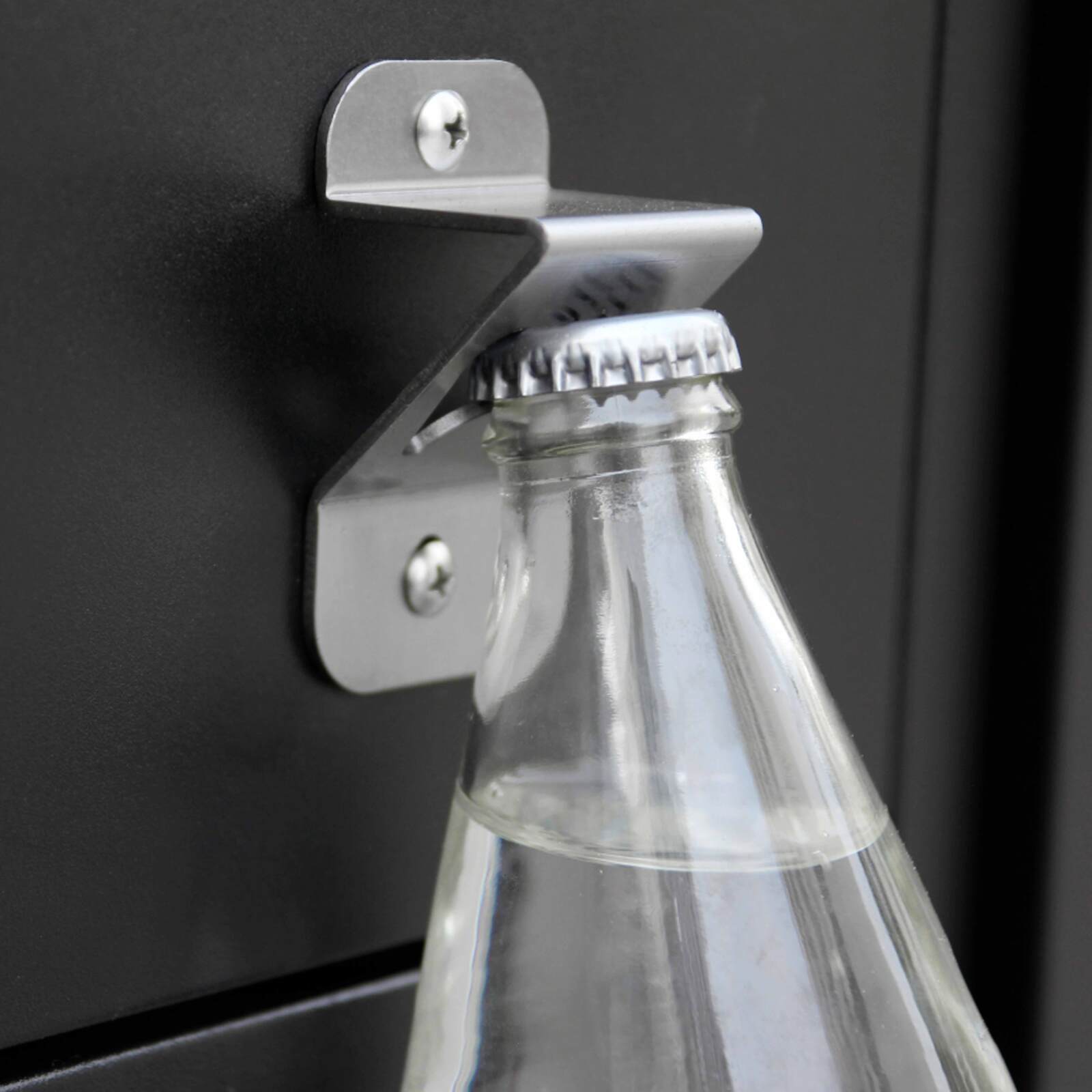 Cocina exterior de acero de 2 elementos con fregadero