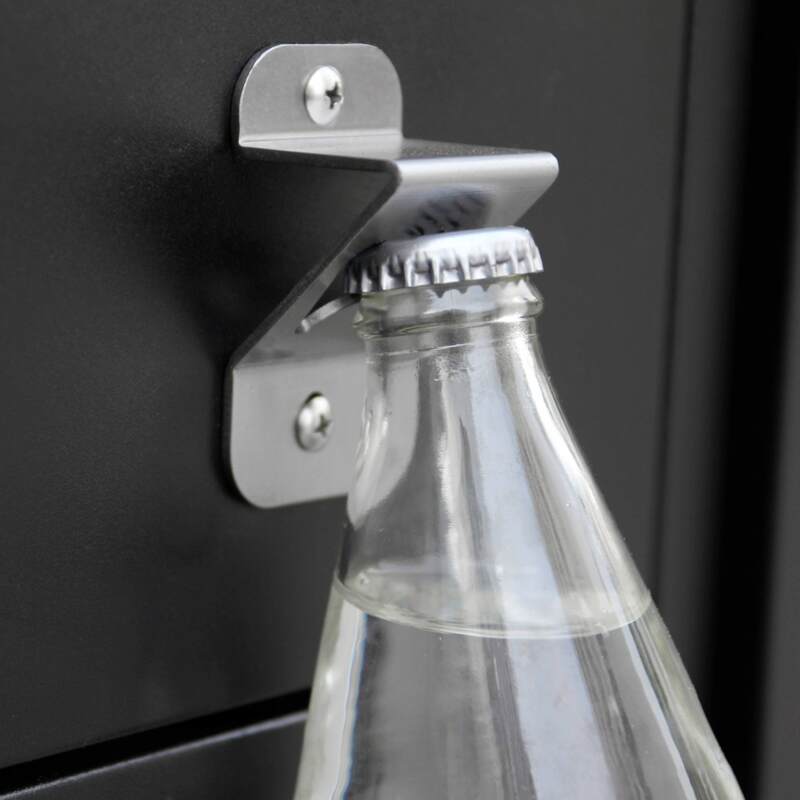 Cocina exterior de acero de 2 elementos con fregadero