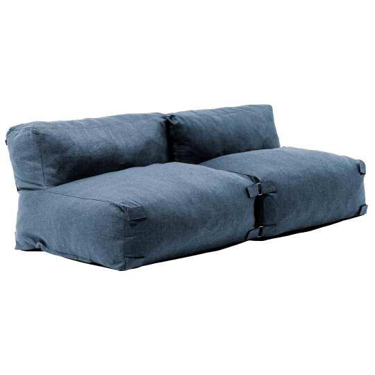 Sofá modular de exterior para 2 personas con 2 sillones | Oviala