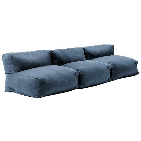 Sofá modular de exterior para 3 personas con 3 sillones | Oviala