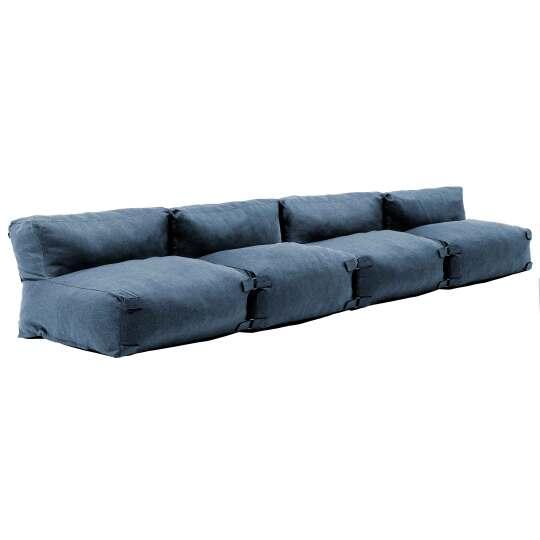 Sofá modular de exterior para 4 personas con 4 sillones | Oviala
