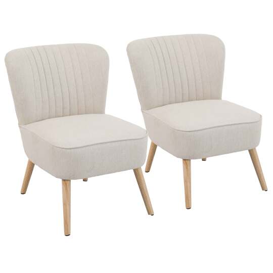 Conjunto de 2 sillones de tela sapo