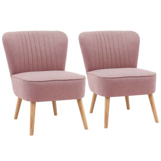 Conjunto de 2 sillones de tela sapo