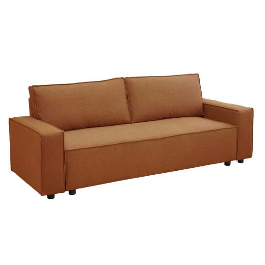 Sofá convertible de tela de 3 plazas