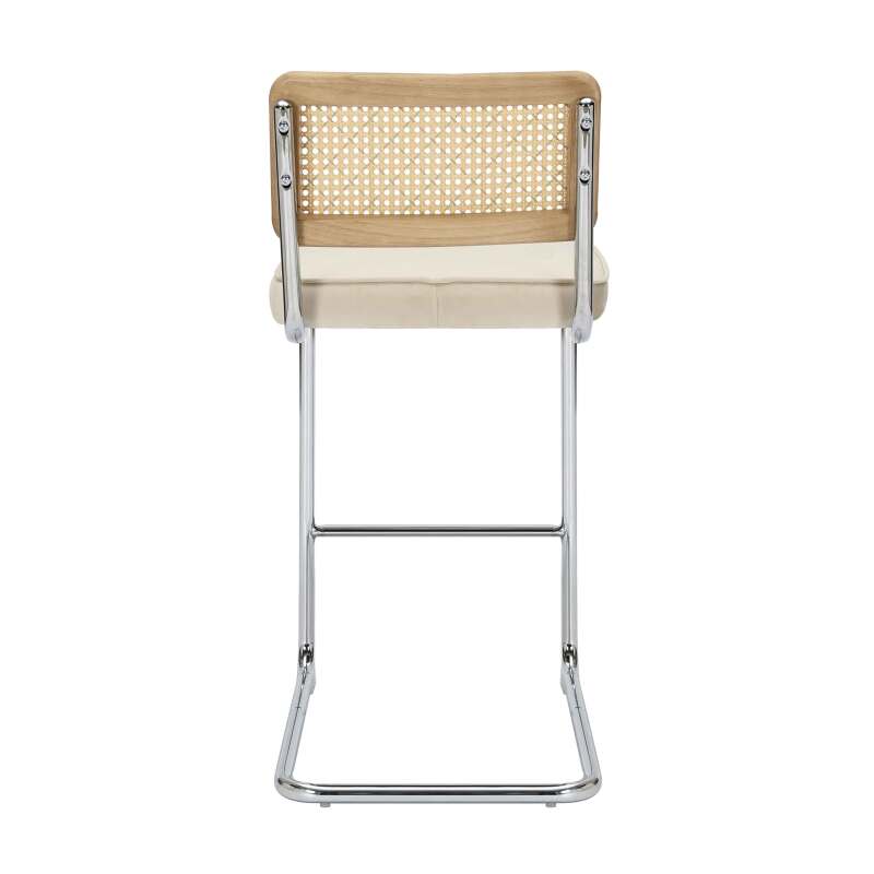 Juego de 2 tronas en acero y terciopelo.  (5/8)