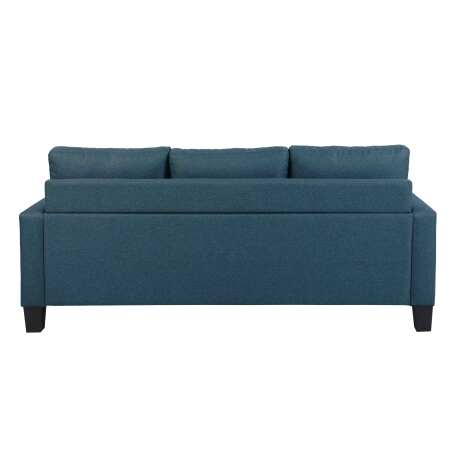 Sofá esquinero con chaise longue de tela de 3 plazas (3/5)