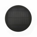 Aplique solar acero negro 3 modos