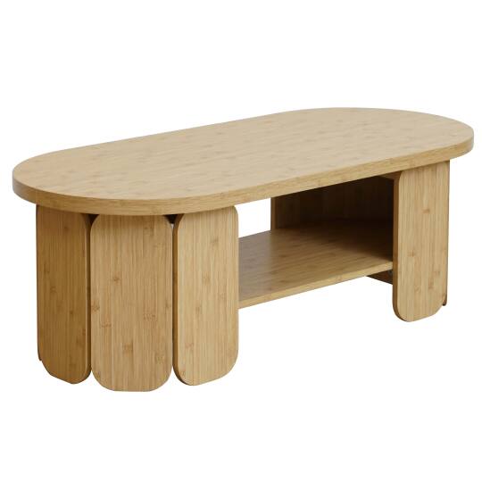 Mesa de centro de MDF con decoración de melamina