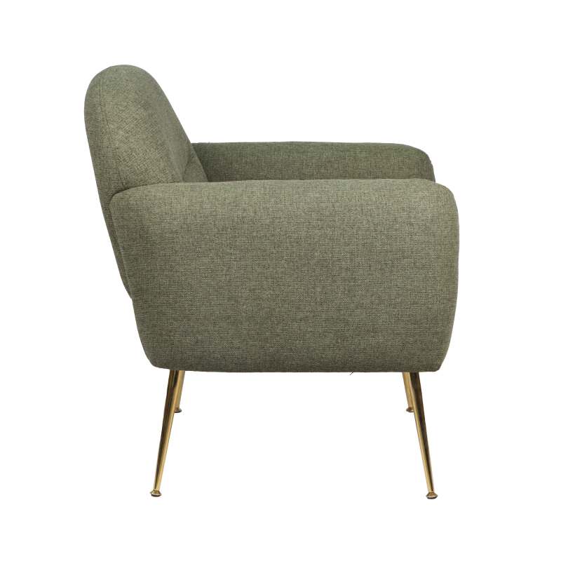 Sillón relax en acero y tela. (5/7)