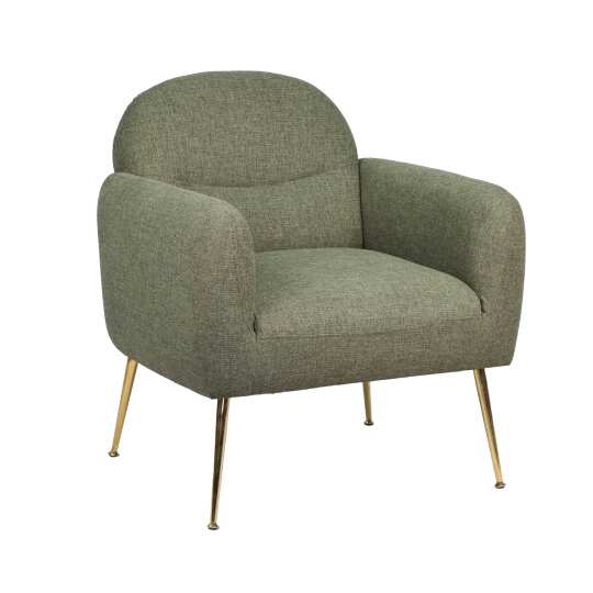 Sillón relax en acero y tela. | Oviala