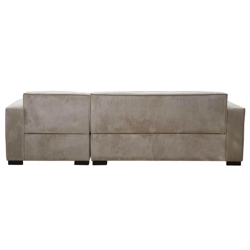 Sofá esquinero con chaise longue tela recta 3 plazas    (4/8)