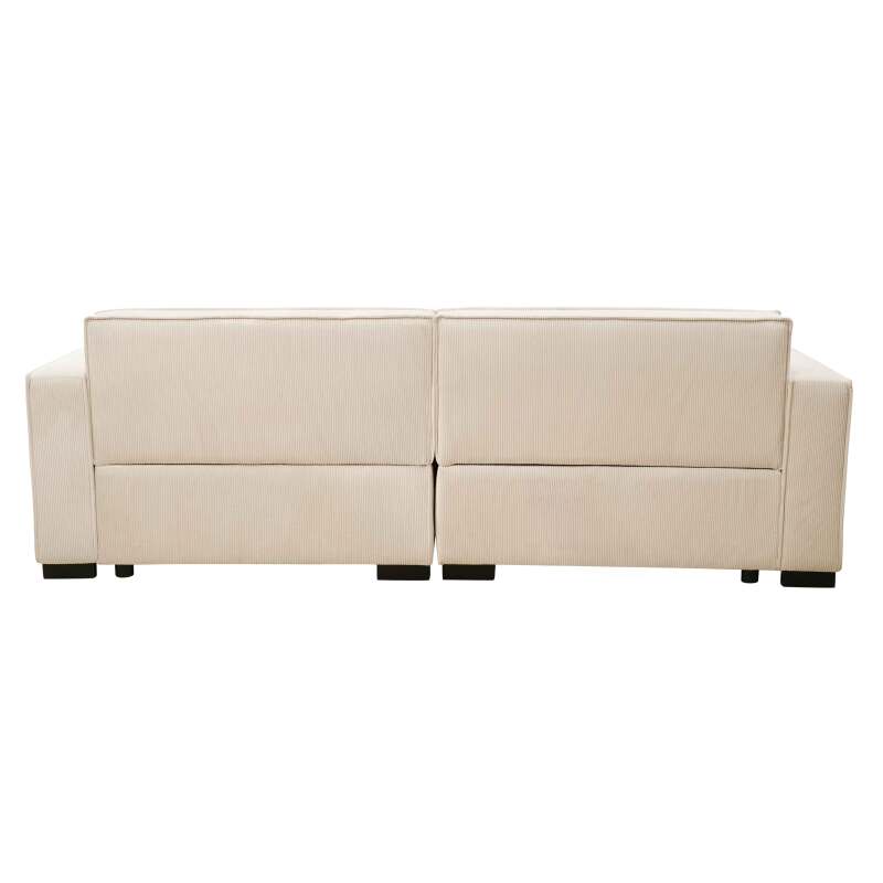 Sofá esquinero con chaise longue tela recta 3 plazas    (4/6)