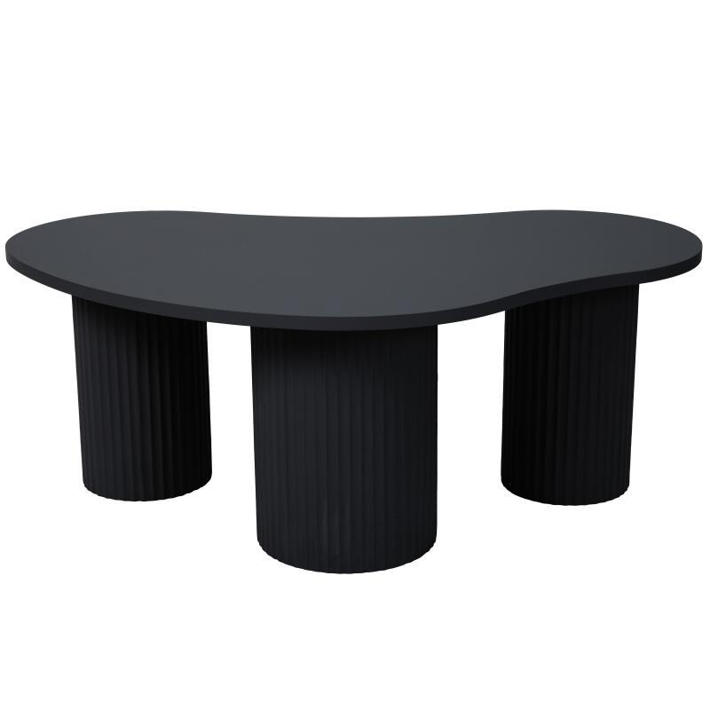 Mesa de centro de MDF con decoración de melamina