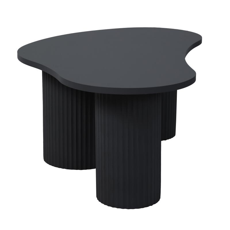 Mesa de centro de MDF con decoración de melamina