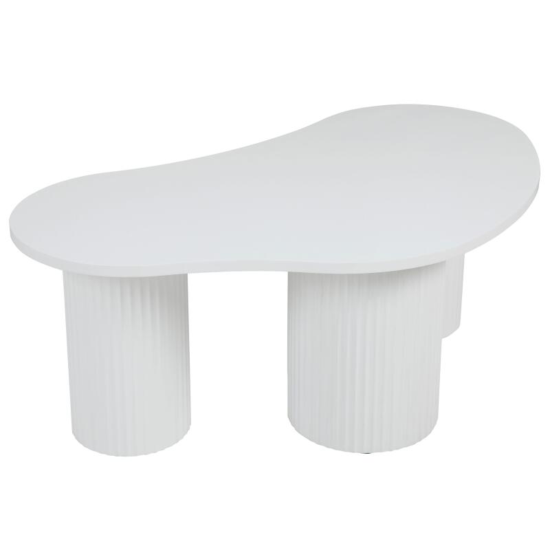Mesa de centro de MDF con decoración de melamina