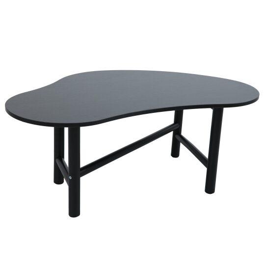 Mesa de centro de diseño con forma orgánica 100x60 cm | Oviala