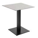 Mesa de comedor de 70 x 70 cm en HPL con revestimiento de melamina