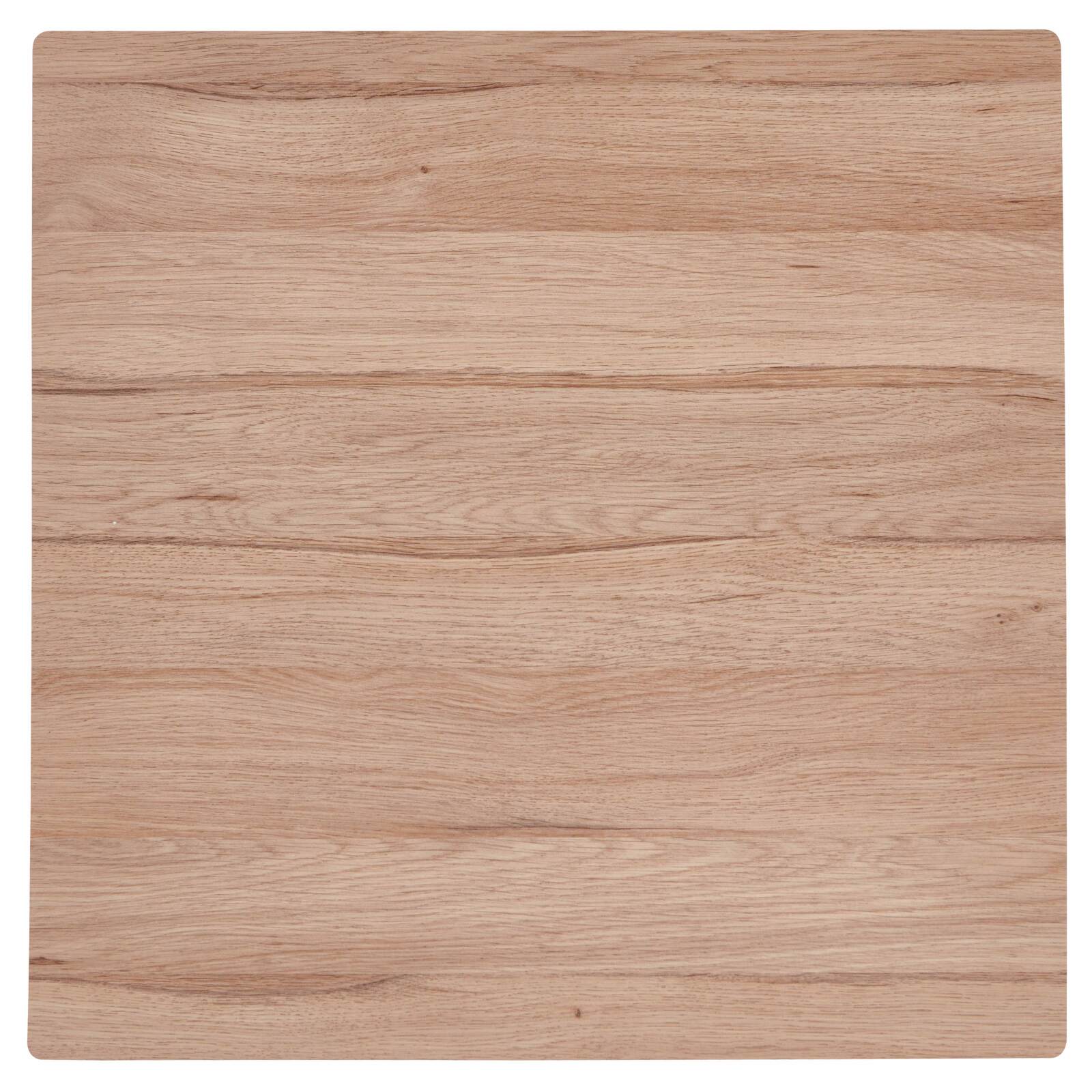 Mesa de comedor de 70 x 70 cm en HPL con revestimiento de melamina