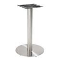Mesa de comedor de 60 x 60 cm en contrachapado con revestimiento laminado y cantos de aluminio