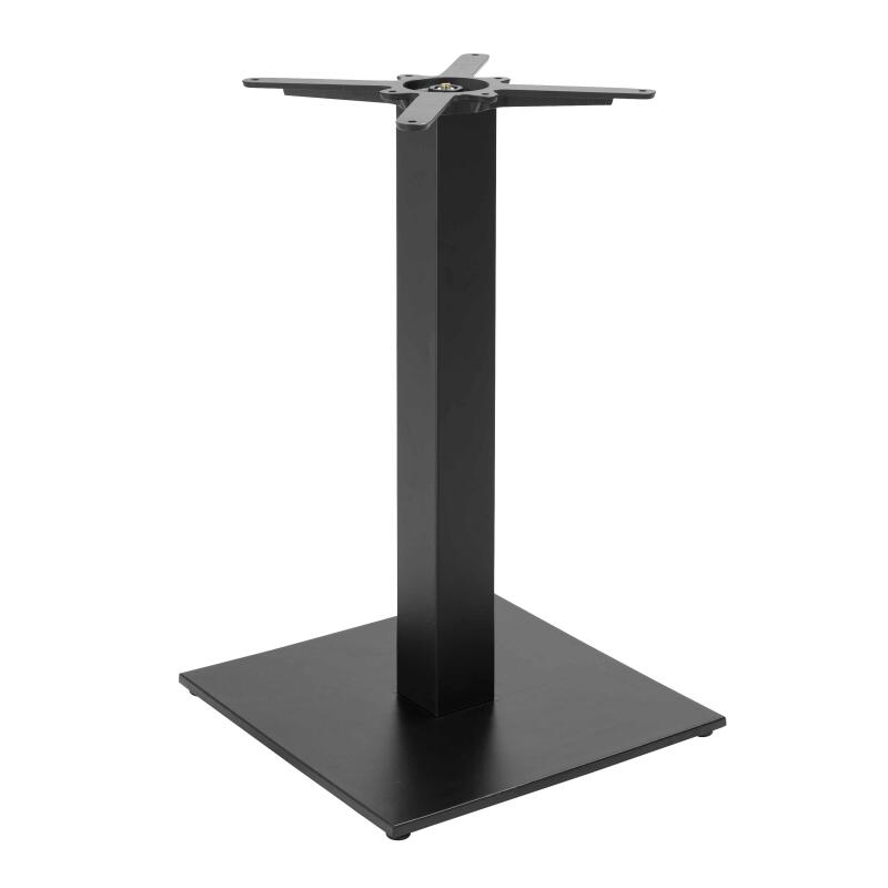 Mesa de comedor con bordes rectos 60 x 60 cm en roble