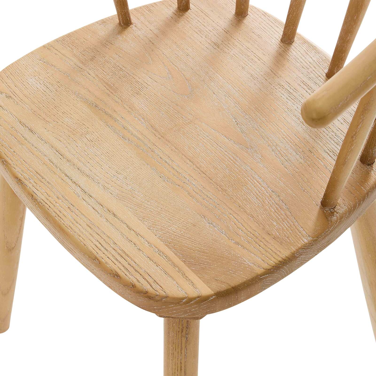 Lote de 2 sillas de madera de olmo