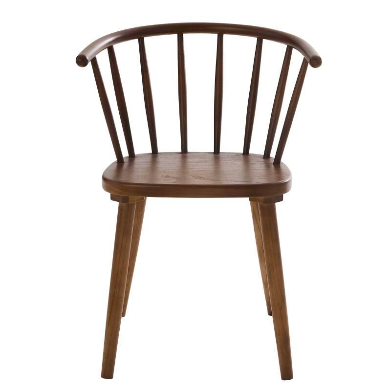 Lote de 2 sillas de madera de olmo (2/7)