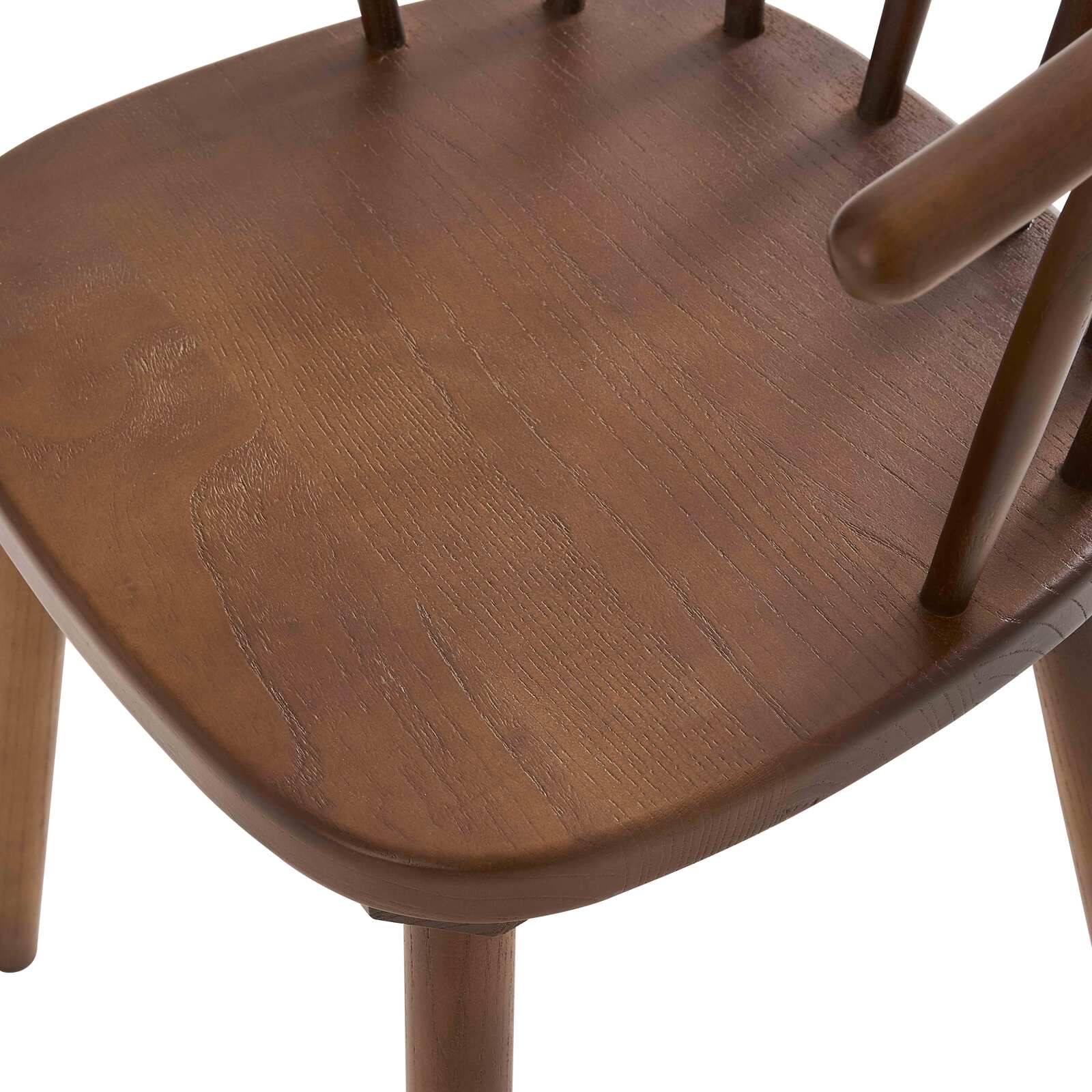 Lote de 2 sillas de madera de olmo