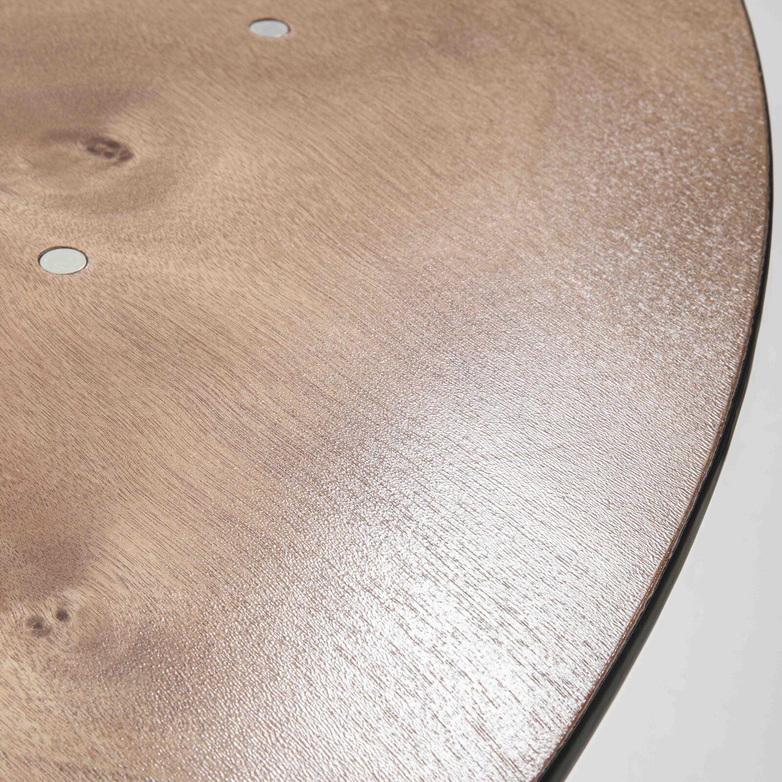 Juego de 5 mesas plegables redondas de madera 170cm 10 plazas