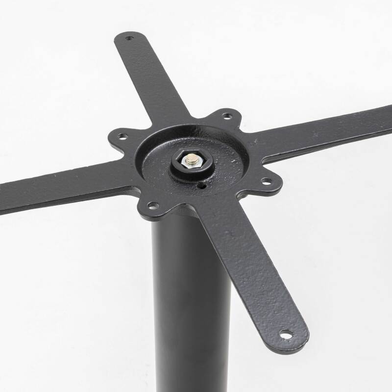 Mesa de comedor alta redonda Ø60 cm en aglomerado revestido de melamina