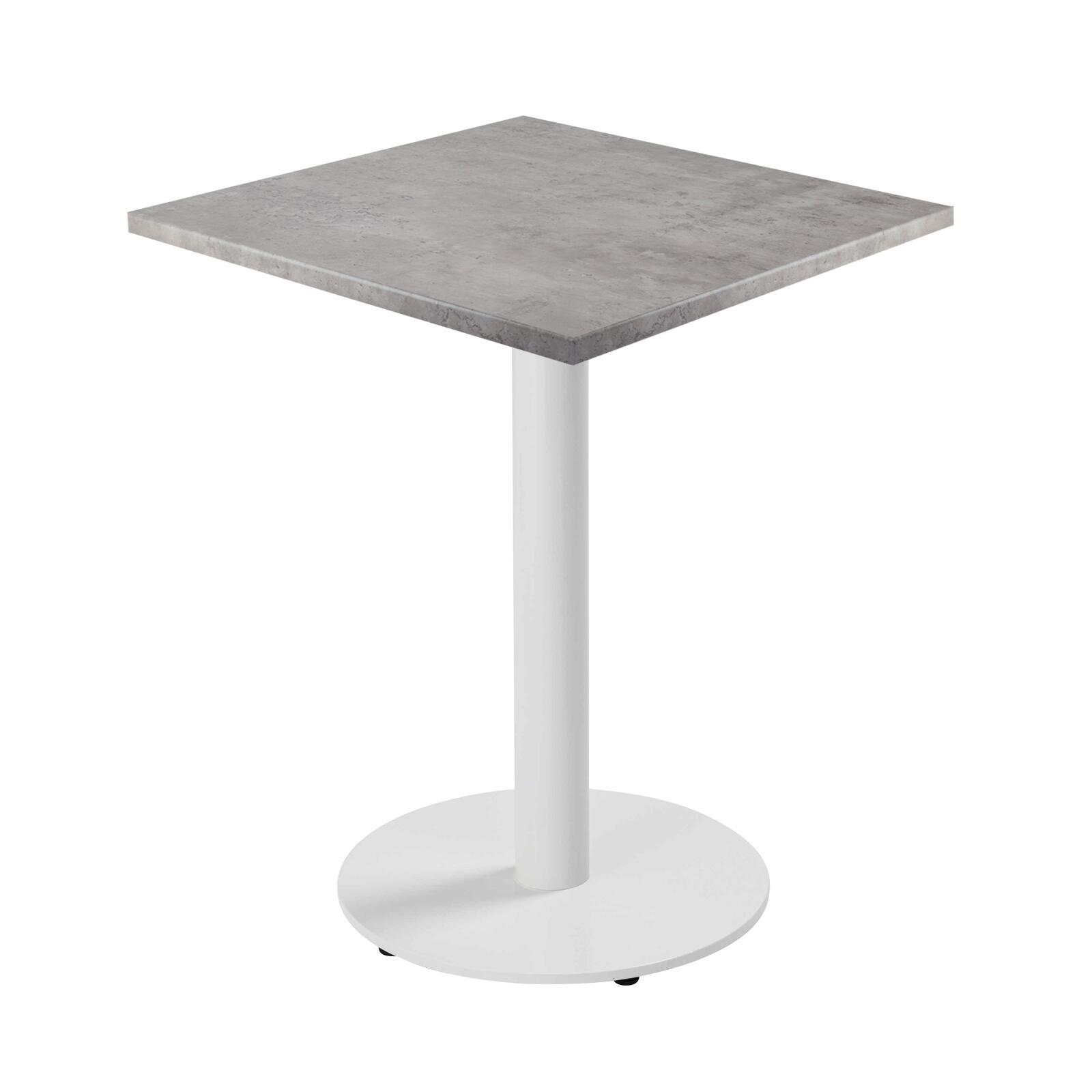 Mesa de comedor de 60 x 60 cm de aglomerado revestido de melamina