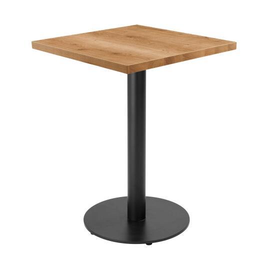Mesa de comedor de 60 x 60 cm de aglomerado revestido de melamina