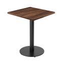Mesa de comedor de 60 x 60 cm de aglomerado revestido de melamina