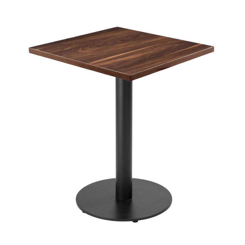 Mesa de comedor de 60 x 60 cm de aglomerado revestido de melamina