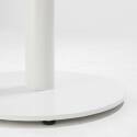 Mesa de comedor alta 60 x 60 cm de aglomerado revestido de melamina