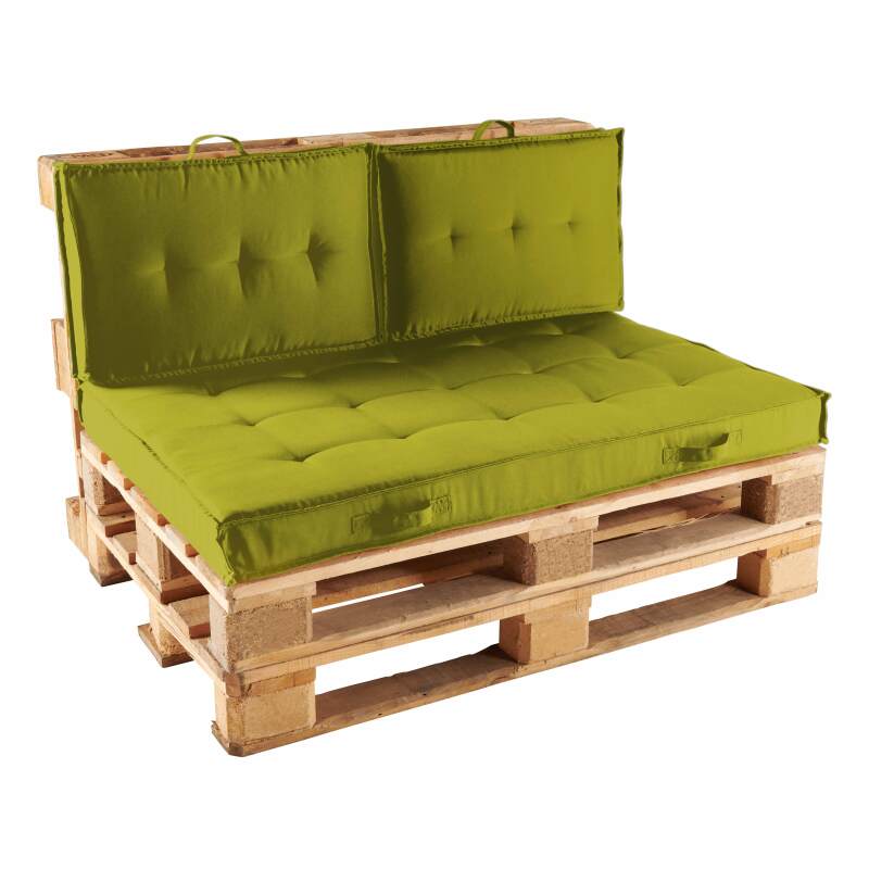 Conjunto de sofá de palets + cojines de jardín