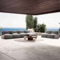 Sofá modular de exterior con 5 sillones y 1 chaise longue