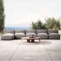 Sofá modular de exterior con 4 sillones y 1 chaise longue