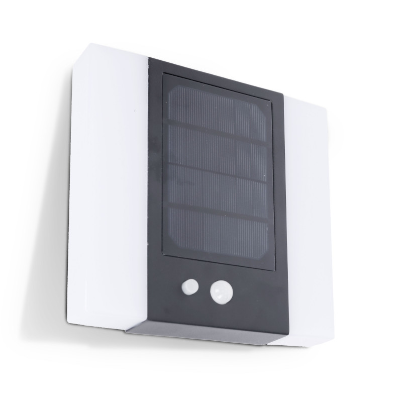 Aplique solar LED cuadrado