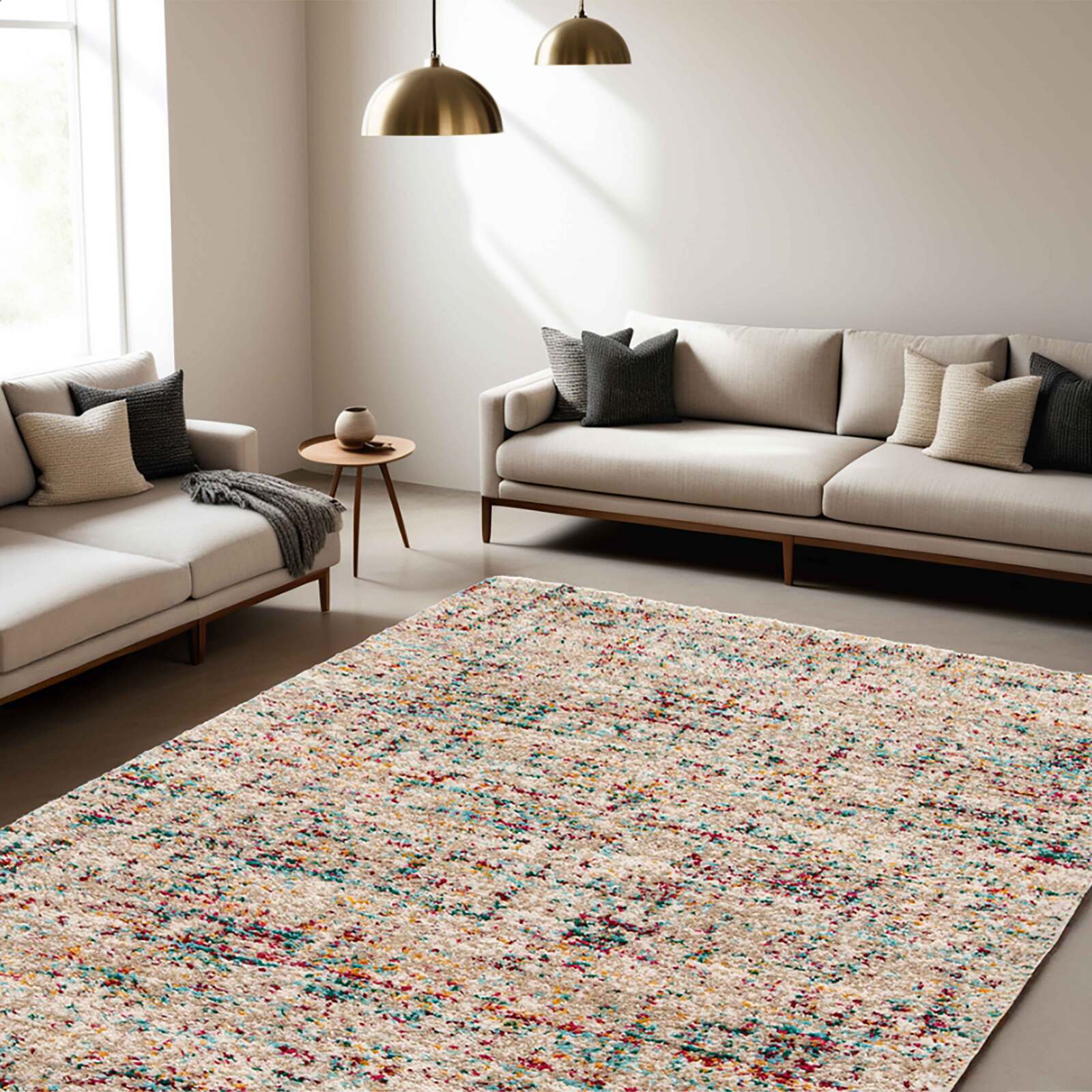 Alfombra rectangular de polipropileno