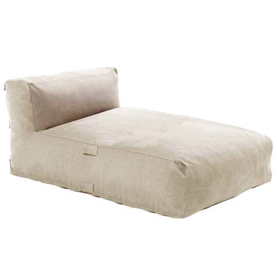 Chaise longue para sofá modular de exterior