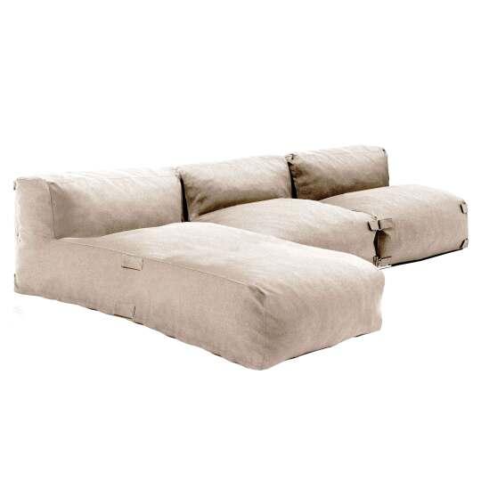 Mobiliario de jardín modular con 2 sillones y 1 chaise longue. | Oviala