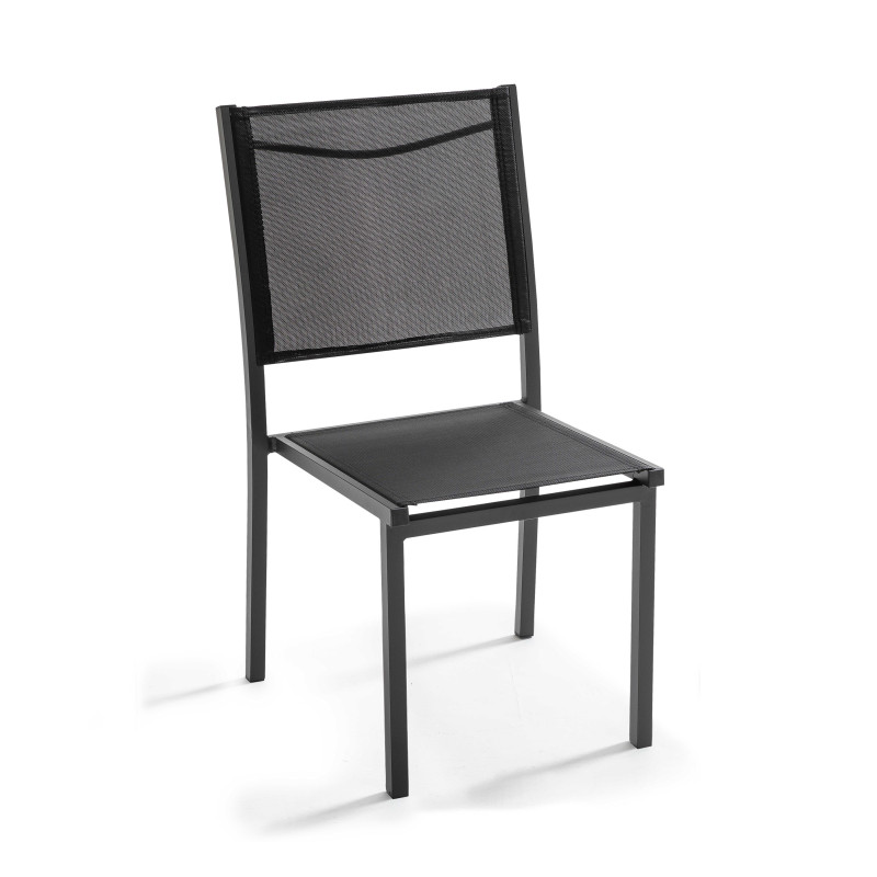 Mesa de jardín rectangular 180 x 90 cm, tablero de cristal y 8 sillas
