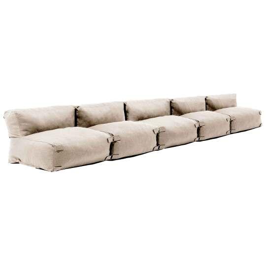 Muebles de jardín modulares con 5 sillas. | Oviala