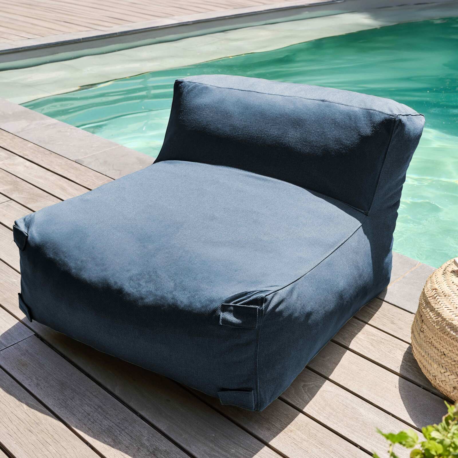 Sofá modular de exterior con 5 sillones